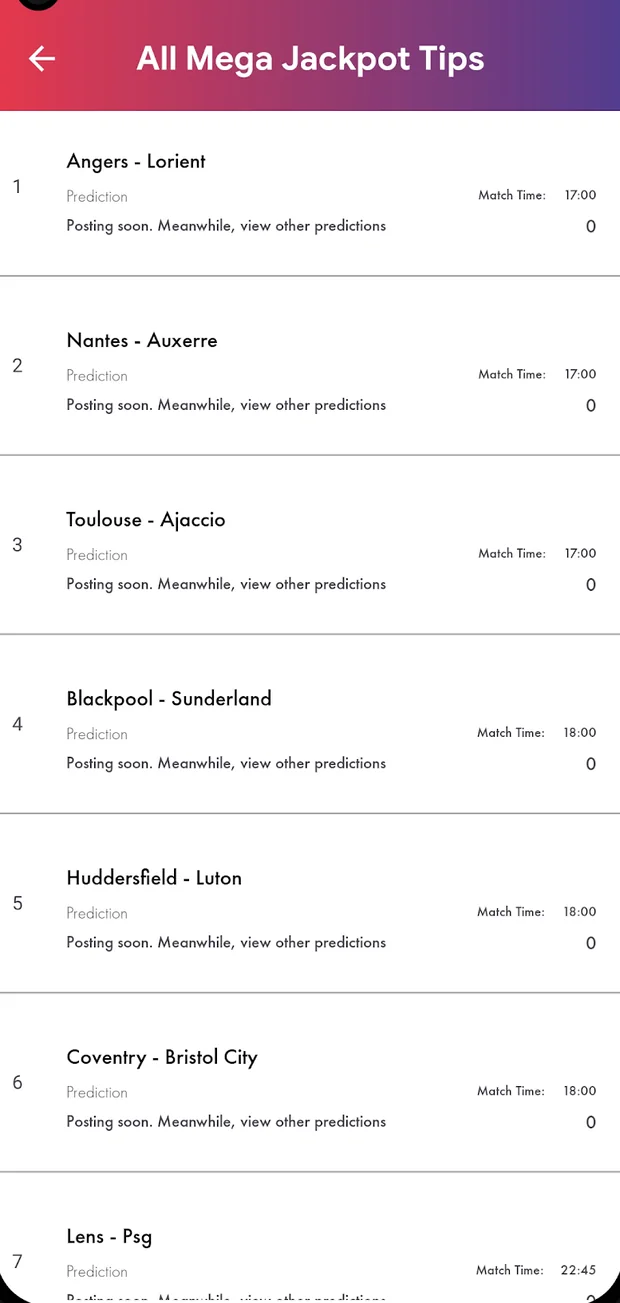 Mega jackpot tips